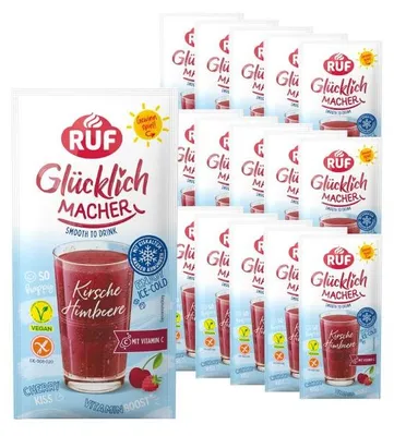 Produktbild von RUF Glücklichmacher Smooth to Drink Kirsche Himbeere Set (15 Stück)