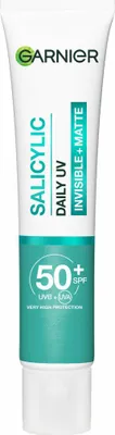 Produktbild von Garnier Pure Active BHA +  Niacinamid Tä gliches UV-Anti-Perfektions-Fluid SPF50+