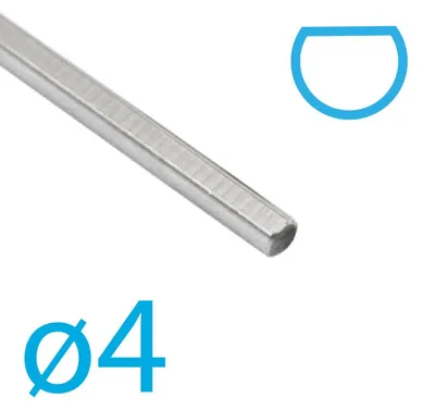 Produktbild von Makeblock Achsen abgeflacht, 4 mm - Länge: 56 mm