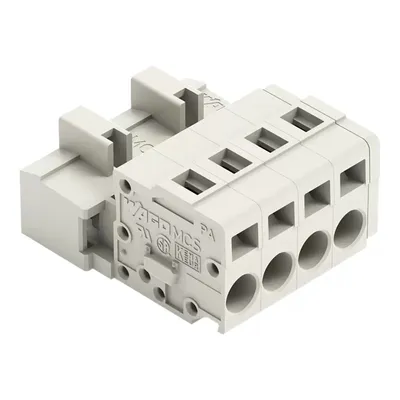 Zdjęcie produktu dla WAGO 1-przewodowe złącze męskie; CAGE CLAMP®; 2,5 mm²; jasnoszary 721-604