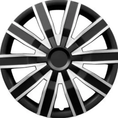 Produktbild von 16" Zoll Radkappen Silber Schwarz Radzierblenden Radblenden A112 2044D 16 MAMMOOTH