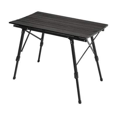 Produktbild von JAWINIO Campingtisch klappbar Falttisch höhenverstellbar Aluminium Schwarz