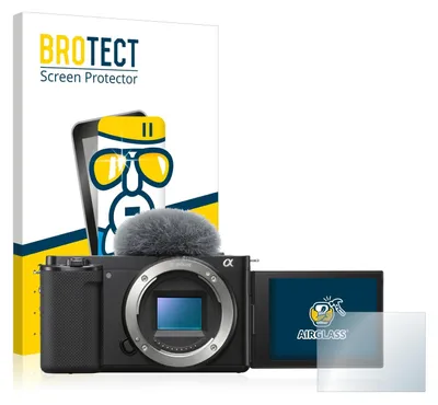 Produktbild von BROTECT Schutzglas für Sony Alpha ZV-E10 Schutzfolie Panzer Folie Glas Display Schutz klar