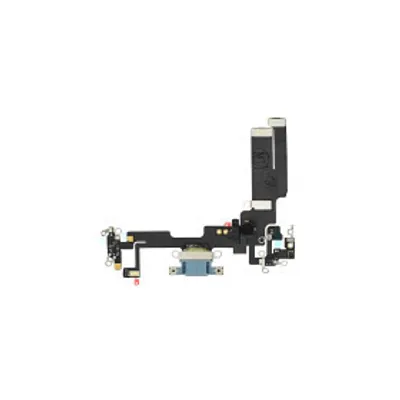 Produktbild von Ladebuchse für iPhone 14 Blau Dock Connector Flex
