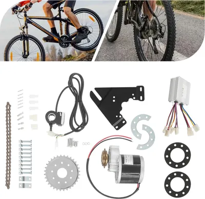 Produktbild von E-Bike/Fahrrad Umbausatz - Motor 24V 350W - Komplett-Set - Sicherheitsfunktionen