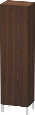 Produktbild von Hochschrank L-CUBE 500x363x1760mm Ans re nussbaum gebürstet Anschlag rechts nussbaum gebürstet