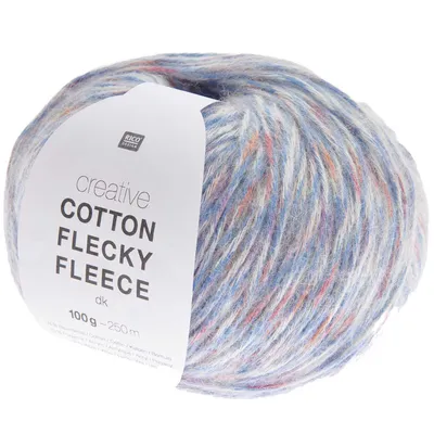 Produktbild von Rico Design | Creative Baumwolle Flecky Fleece dk | aqua