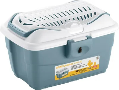 Obrázok produktu pre STEFANPLAST Transporter Mini Gulliver pre psa alebo mačku, bielo-modrý 40x30x24cm