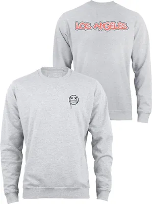 Produktbild von Cotton Prime® Sweatshirt Street Art Los Angeles - Weltenbummler Kollektion M Grau-Melange