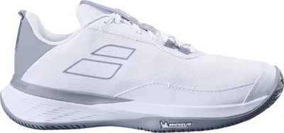 Productafbeelding van Babolat SFX Evo All Court tennisschoenen, sport schoenen, wit/grijs, modelnummer: 31S24556-1080, schoenmaat: 40.5 EU