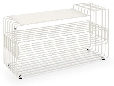 Produktbild von MyWIRE Schuhbank "Vena" - weiß