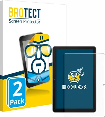 Produktbild von 2x Für Blackview Tab 70 Schutzfolie BROTECT Displayschutz Display Schutz Folie Klar Transparent