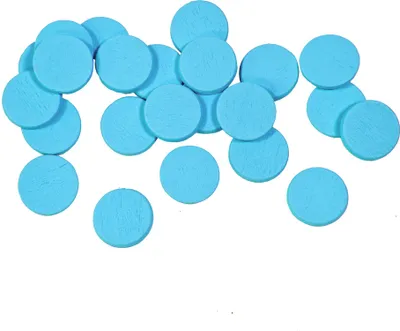 Produktbild von 36 Tischkonfetti Kreise Türkis 1,2 cm - Einheitsgröße