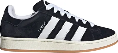 A single Adidas Campus 00s shoe in black and white.