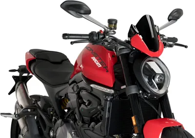 Zdjęcie produktu dla PUIG 20688N Sportowa szyba przednia pasuje do DUCATI MONSTER 937 Czarny