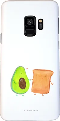 Produktbild von Mr. & Mrs. Panda Samsung Galaxy S9 Handyhülle Avocado Toast - Weiß - Geschenk, Liebe, Cover, Handy Case, Freundin, Schutzhülle, Hülle
