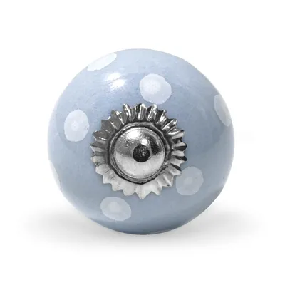 Produktbild von Knauf Punkte himmelblau / weiß