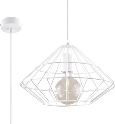 Produktbild von Hängeleuchte UMBERTO weiß 1xE27 15W Stahl 120x32x32cm Sollux Lighting