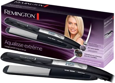 Produktbild von Remington S7202, Glätteisen, Warm, Nasse Haare, 230 °C, 15 s, Schwarz, Silber