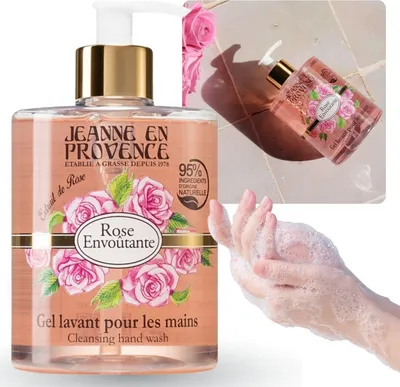 Obrázek produktu pro Jeanne en Provence - Rose Envoûtante tekuté mýdlo na ruce 500 ml