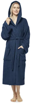 Productafbeelding van Arus badjas Astra, damesmodel, kleur: marineblauw, maat: M