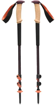 Produktbild von Trekkingstöcke Trail Cork (anthrazit/orange, 1 Paar, 100-140 cm)