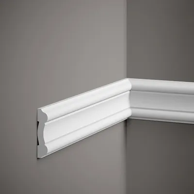 Produktbild von Mardom Wandleiste MDD339 Profoam 19 x 81 x 2000 mm Weiß Zierleiste Modern