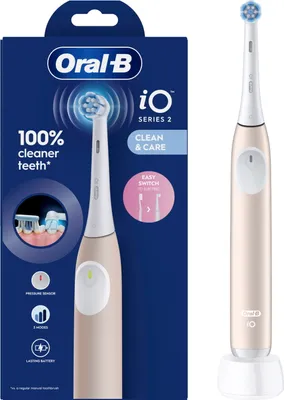 Zdjęcie produktu dla Braun iOS2.1C9.0P Oral-B iO2 Elektrinis Dantų Šepetėlis Calm Rožinė