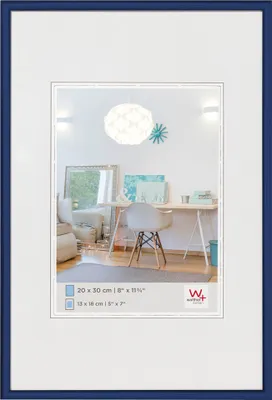 Produktbild von Walther New Lifestyle 20x30 Kunststoff blau KV030L