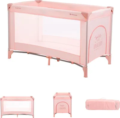 Produktbild von Kikkaboo So Gifted 2023 Reisebett Mit 1 Ebene Rosa  Rosa One Size