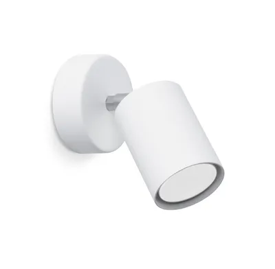 Image de Applique LEMMI 1 blanc 1xGU10 10W acier 18.5x8x8cm Sollux Lighting