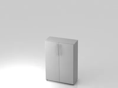 Produktbild von Flügeltürenschrank 3OH Grau/Grau