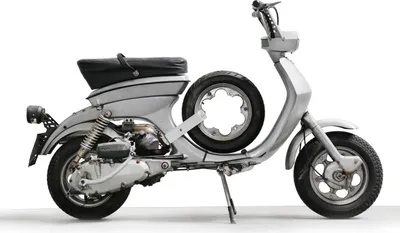 Produktbild von Reserveradhalter BGM Durchstieg Edelstahl für Lambretta Lui, Luna, Vega, Cometa