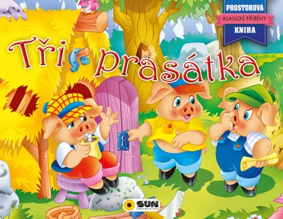 Image de Tři prasátka - Prostorová kniha