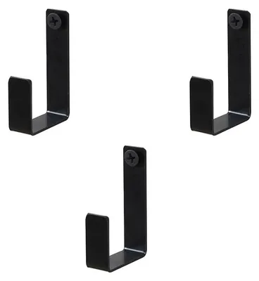 Produktbild von HOME DELUXE Kleiderhaken für Akustikpaneel RASTO - 3er Set I Kleiderhaken Wandpaneel, Kleiderhaken Edelstahl, Kleiderhaken für Akustikpaneel