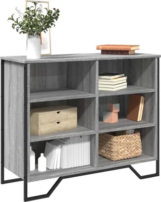 Obrázek produktu pro vidaXL Příborník Grey Sonoma 91x35,5x74,5 cm Materiál na bázi dřeva