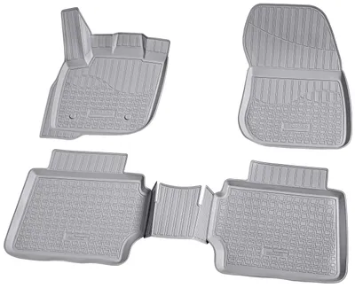 Zdjęcie produktu dla gumowe dywaniki podłogowe 3D do Ford Mondeo V | BJ od 2014> | szare dopasowane z krawędzią