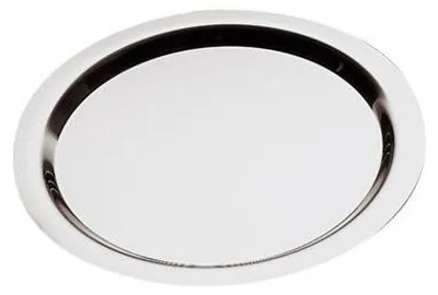 Produktbild von APS 1338 Tablett FINESSE, Ø 38 cm, Höhe 1 cm, 18/0 Edelstahl, spülmaschinengeeignet,  Germany