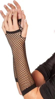 Produktbild von Fingerlose Netzhandschuhe schwarz