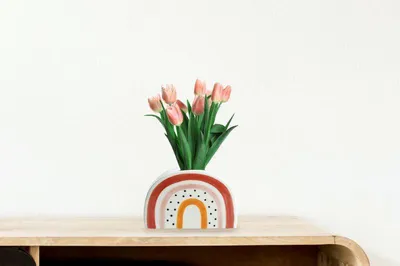 Produktbild von Glückliche Regenbogenvase - Happy Rainbow Vase