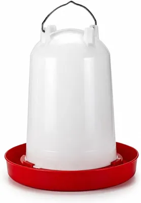 Productafbeelding van Drinkbak voor pluimvee, 12 liter, met handgreep, gemakkelijk te vullen