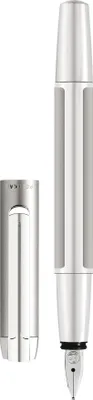 Produktbild von Pelikan Füllhalter PURA P40 Silber M Geschenkbox