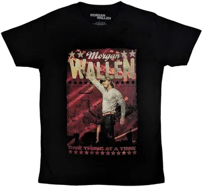 Obrázek produktu pro Morgan Wallen - Tričko "One Thing At A Time" pro muže/dámy Uni RO11159 (L) (Black)