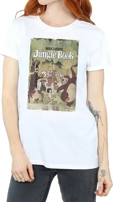 Produktbild von Jungle Book - "Retro" T-Shirt für Damen BI1428 (3XL) (Weiß)