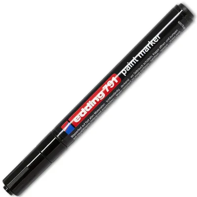 Zdjęcie produktu dla Edding marker 791 czarny lakier przemysłowy