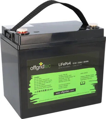 Zdjęcie produktu dla Akumulator Offgridtec LiFePO4 12V 30Ah - bezpieczny i wydajny dla PV i UPS