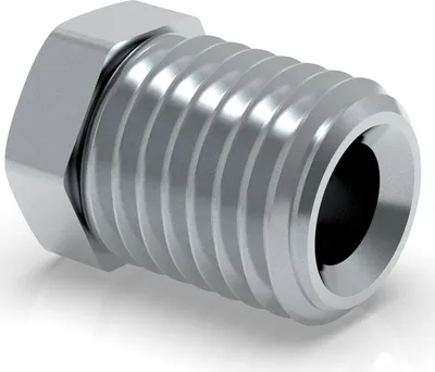 Immagine prodotto di 2 raccordi AUPROTEC M10x1,25 per tubi freno da 4,75 mm, tipo E con bordatura, connettori professionali conformi alla norma DIN/ISO 1651