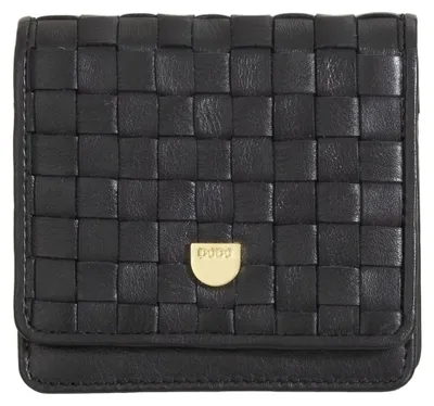 Produktbild von Schwarze Damen-Brieftasche Geldbörse mit Reißverschluss, Münzfach und mehreren Kartenfächern