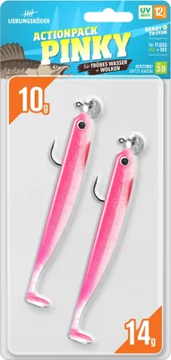 Produktbild von Lieblingsköder 12,5cm (4Stk) Actionpack Pinky