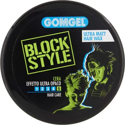 Produktbild von GOMGEL BLOCK STYLE Haarwax 100ml EXTREME HOLD